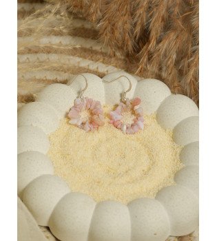Pink Opal Earring