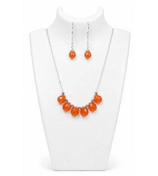 Carnelian Handmade Necklace Set 