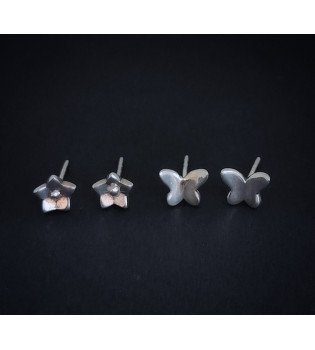 Butterfly and small flower 