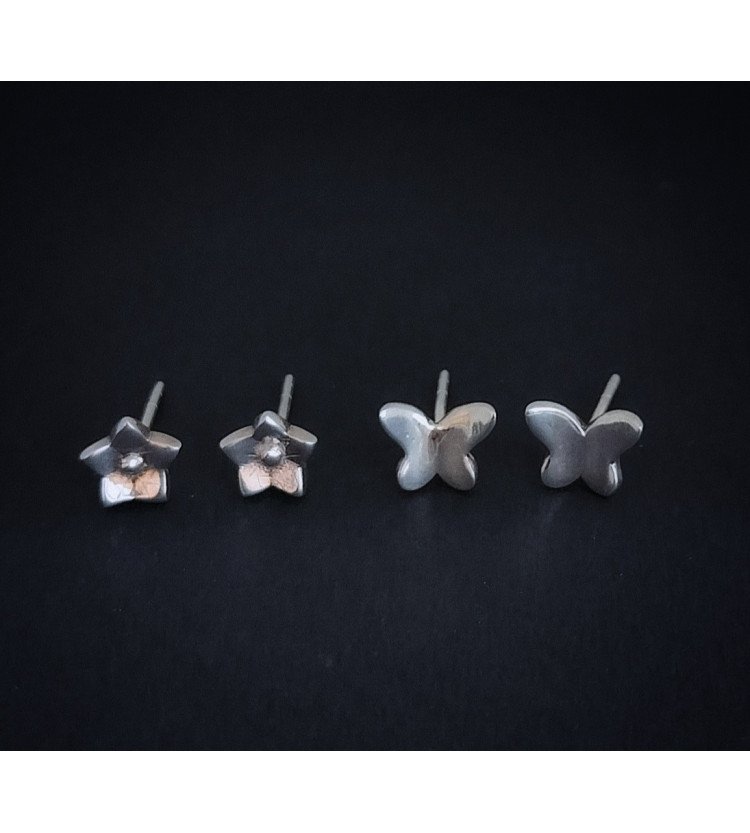 Butterfly and small flower 