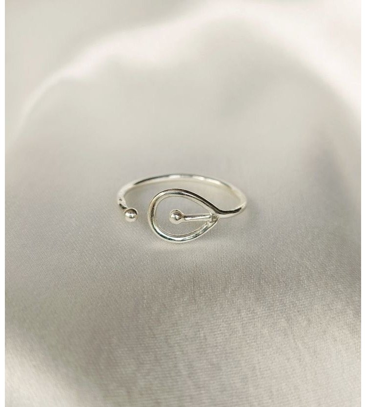 Plain Silver Delicate Ring